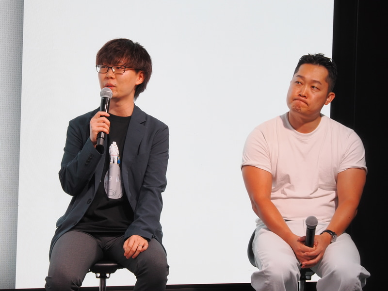 左：「プラグマタ」プロデューサー・大山直人氏、右：「プラグマタ」ディレクター・趙容煕(チョウ ヨンヒ)氏