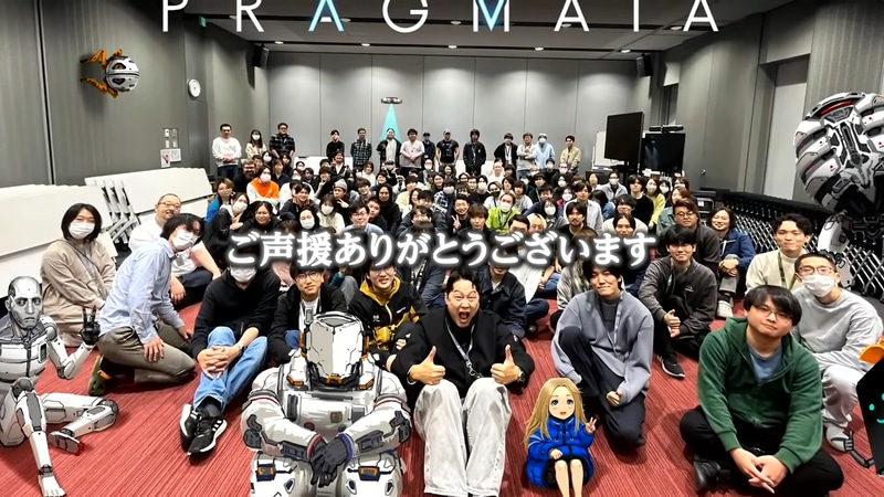 映像には趙氏が身体を張って出演していた