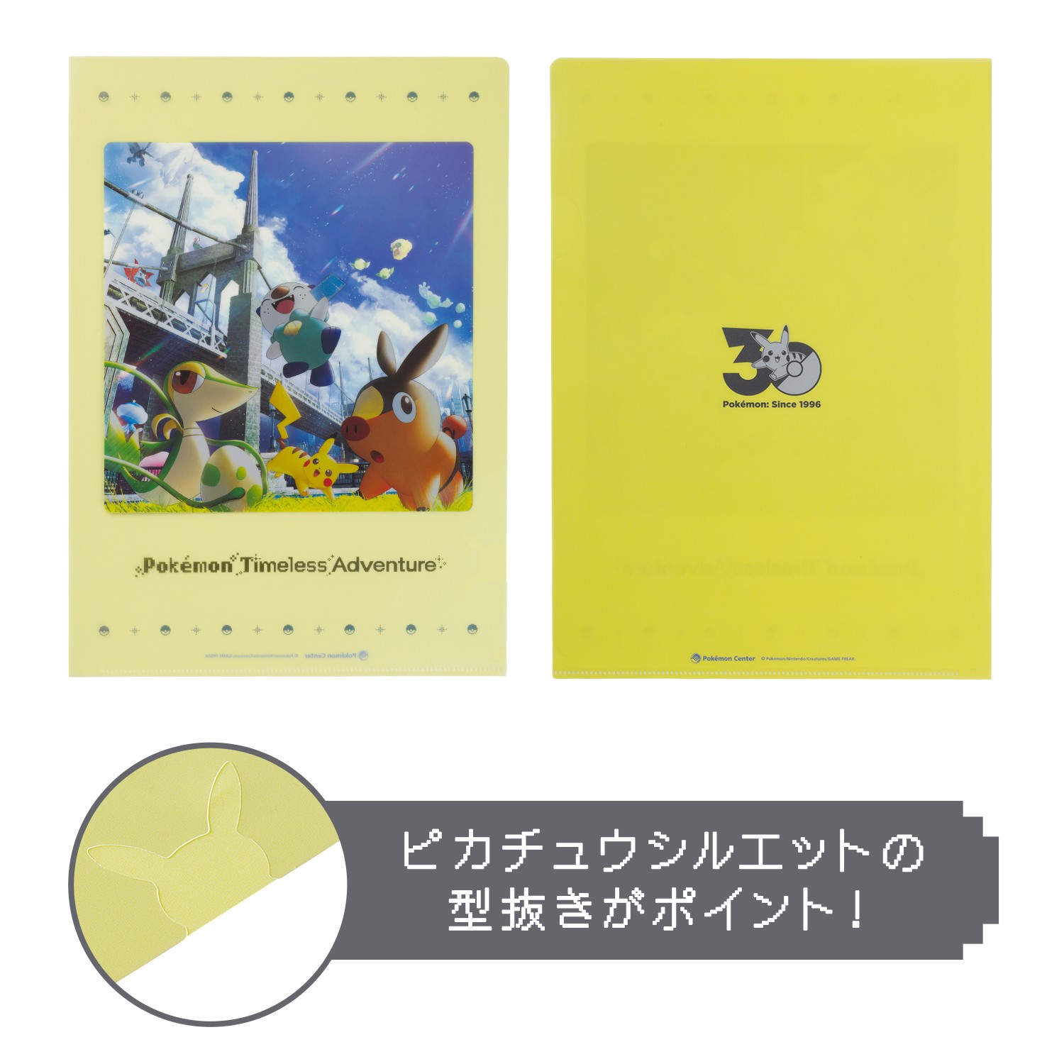 A4クリアファイル Pokémon Timeless Adventure イッシュ　495円