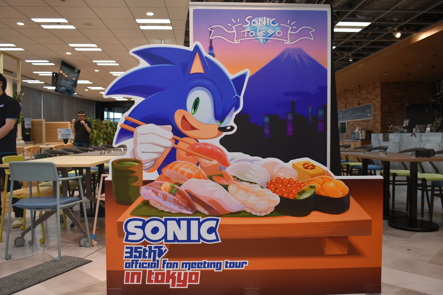 東京会場のイラストも展示された
