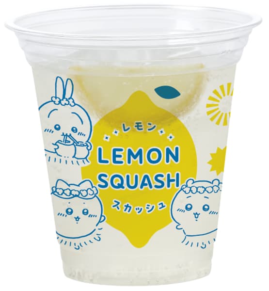 第2弾「ココイチ×映画ちいかわ　コラボドリンクセット レモンスカッシュ」 価格：495円 販売期間：8月7日11時〜8月31日23時59分