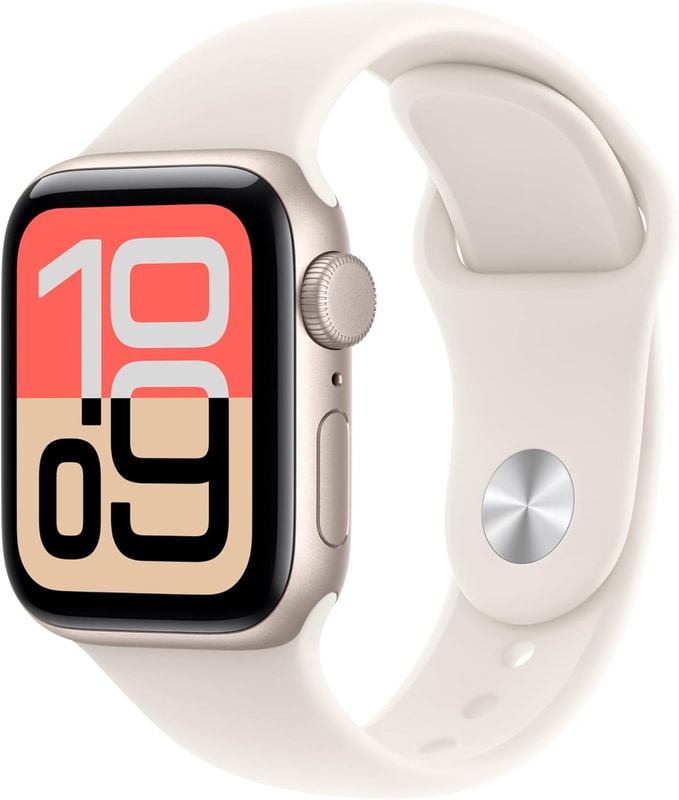 Apple Watch SE 3（GPSモデル）40mm/スターライトアルミニウムケース・スターライトスポーツバンド S/M
