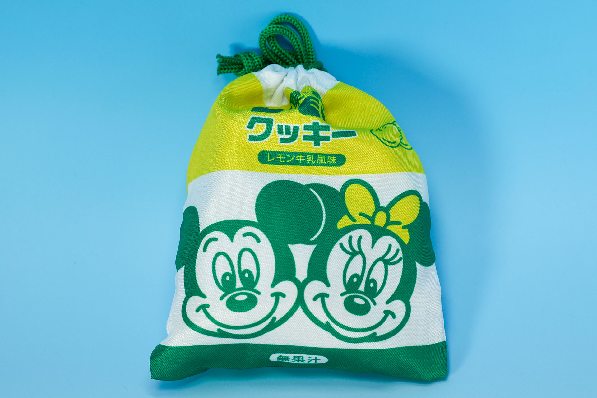 こちらが「ミッキー＆ミニー クッキー 巾着入り 関東・栃木レモン LEMON GYUNYU」だ