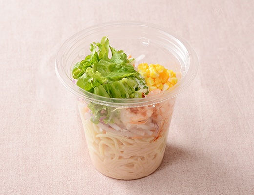 0秒パスタサラダ　海老明太子 397円