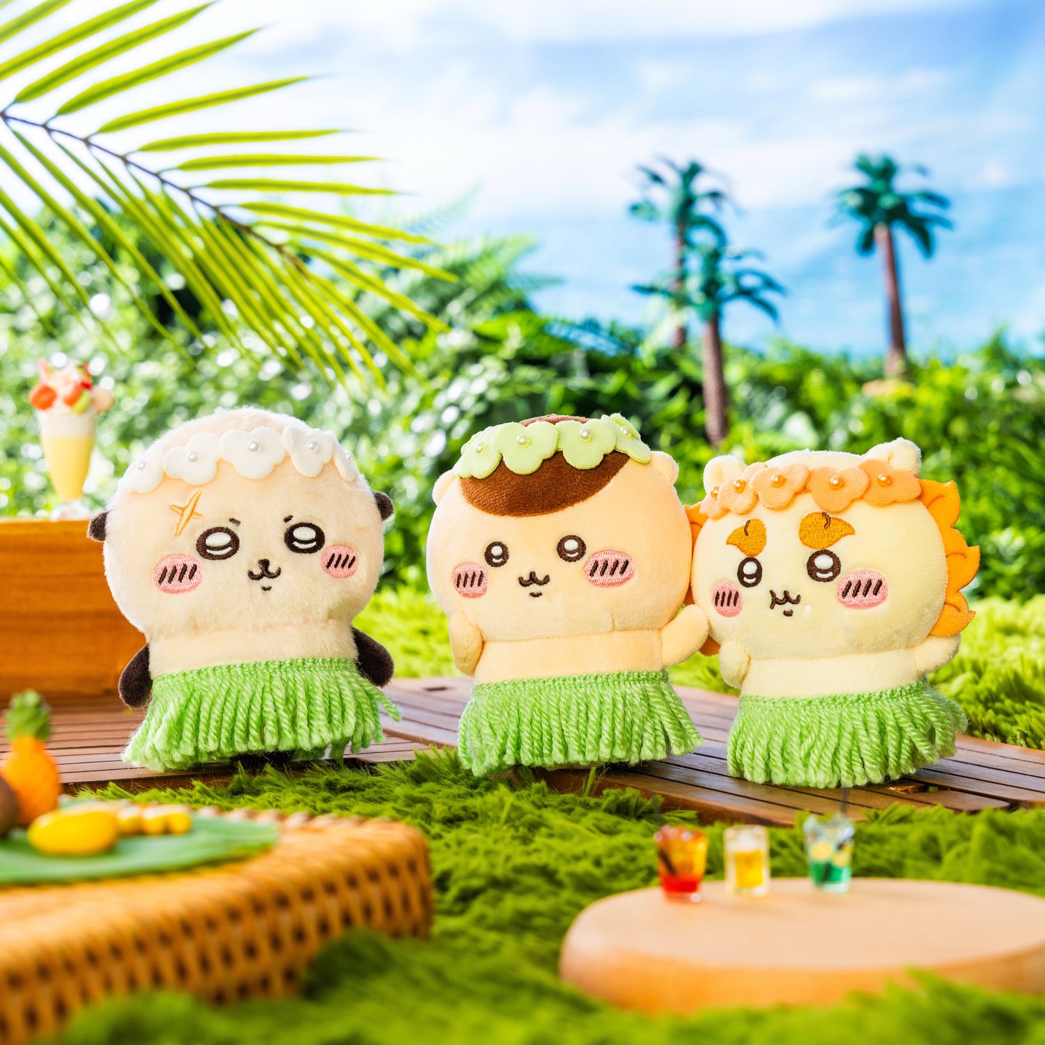 左から ラッコ、くりまんじゅう、シーサー
