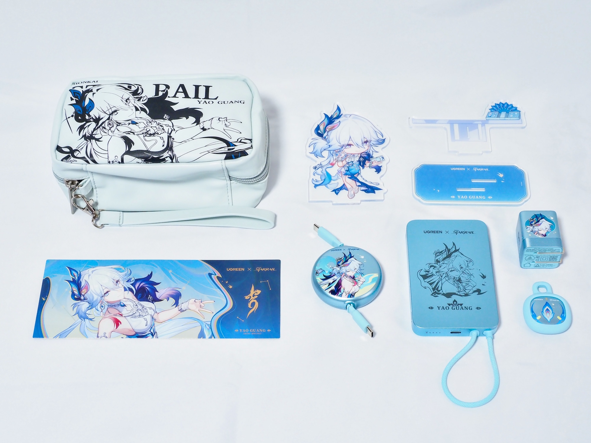 今回の「UGREEN × 崩壊：スターレイル」で展開されるアイテム。一つずつ紹介していこう
