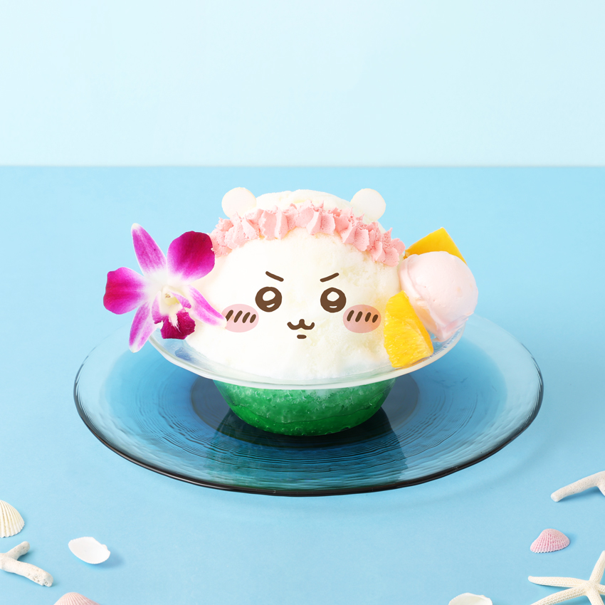 ちいかわのピーチかき氷（価格：1,870円）