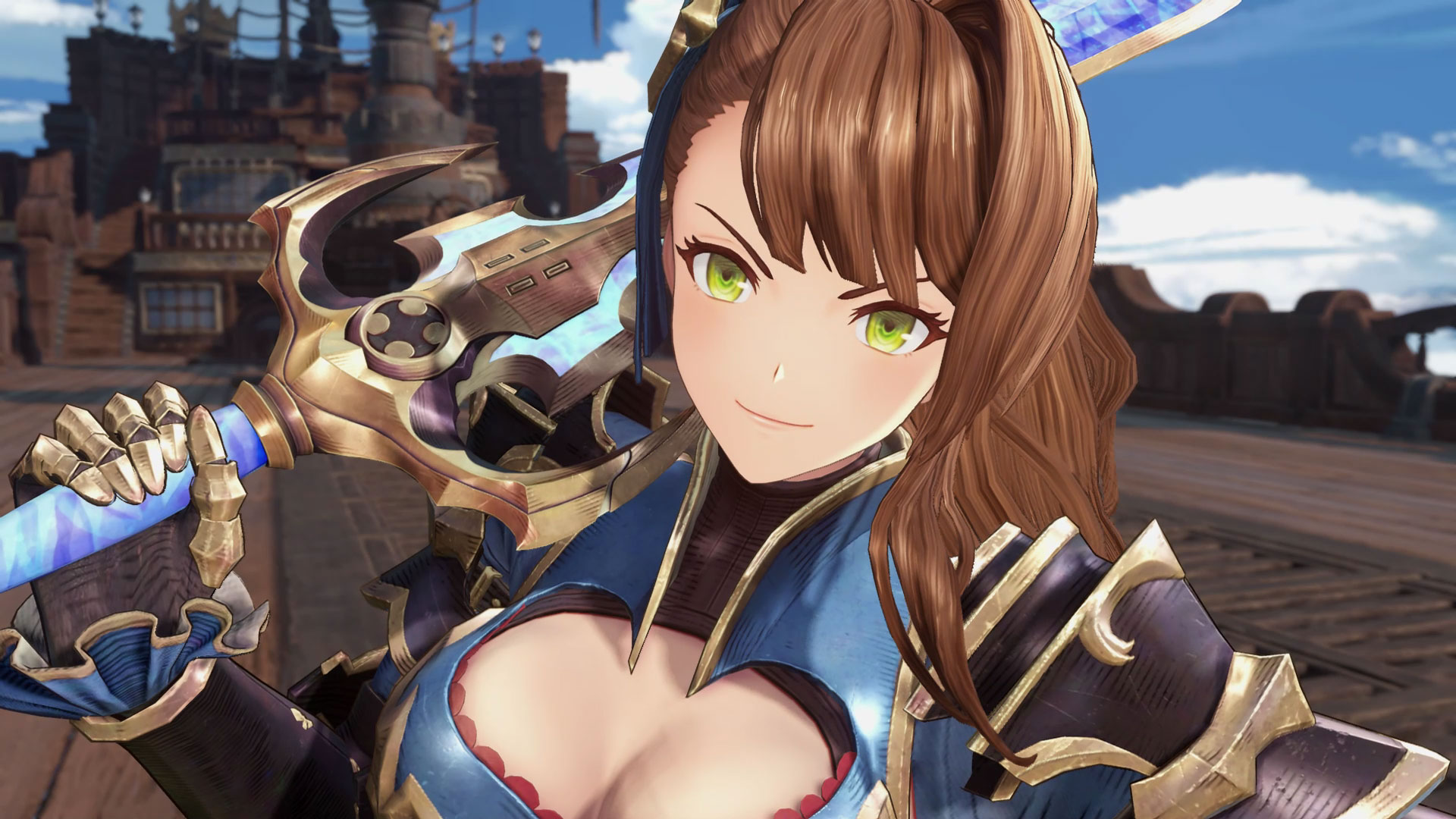 星晶獣狩りを目的とする「組織」の女剣士・ベアトリクス（CVは平野綾さん）