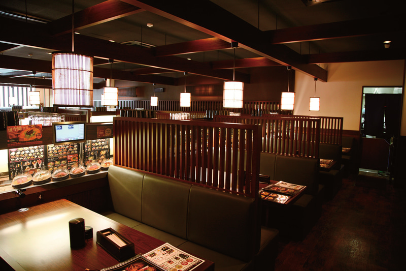 「無添蔵」の店内
