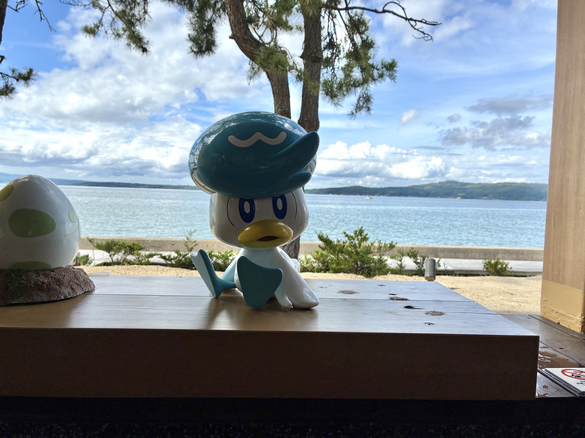 どこかのんびりとしたポケモンたちと足湯に浸かれる