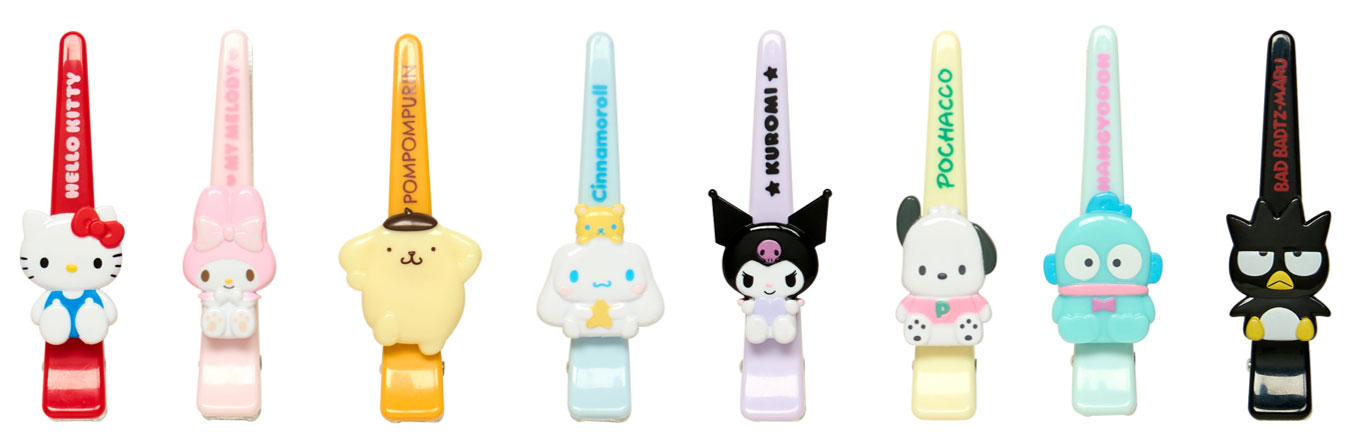 シークレットロングヘアクリップ風ミニヘアクリップ（全8種）693円