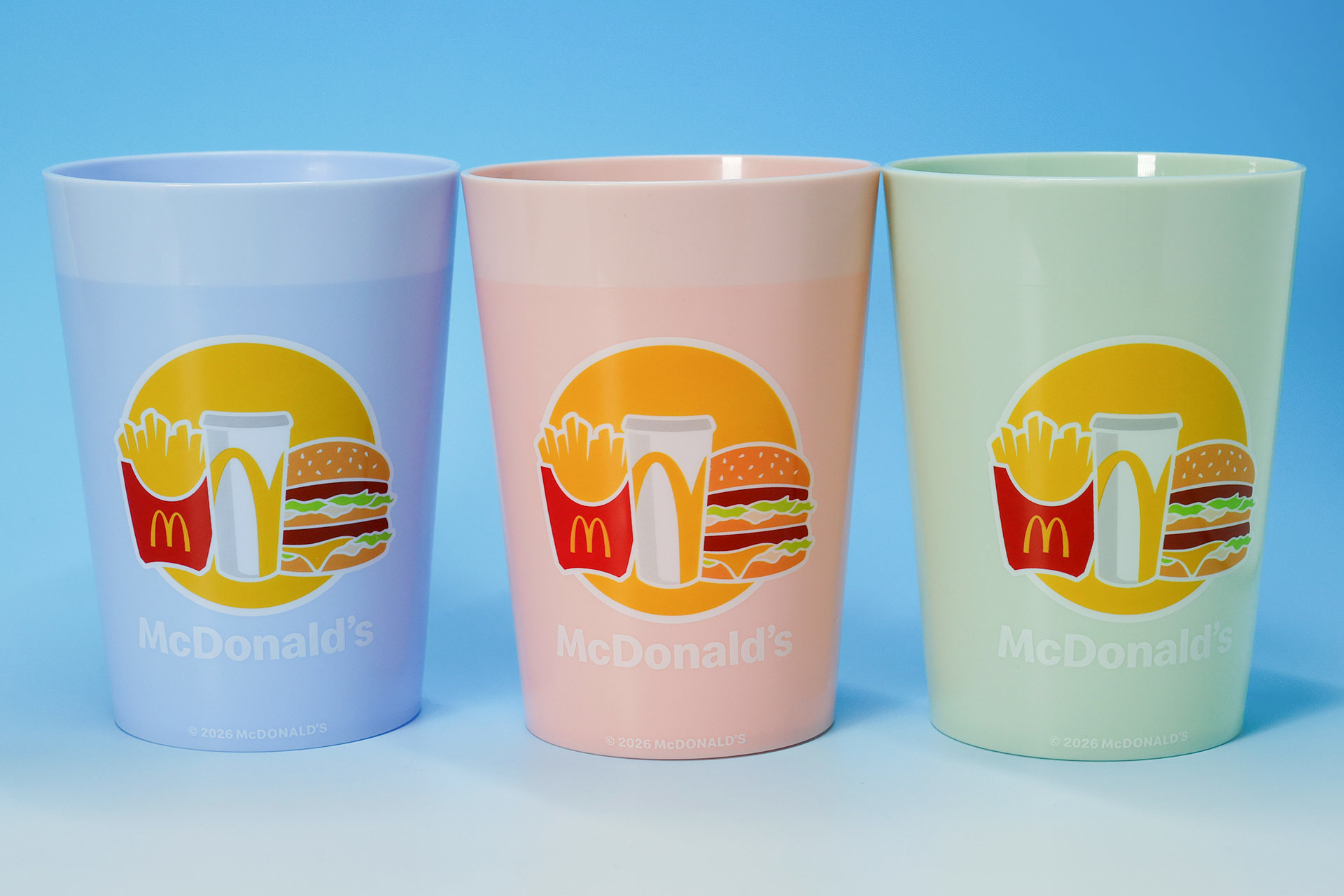 マクドナルドのメニューも描かれている