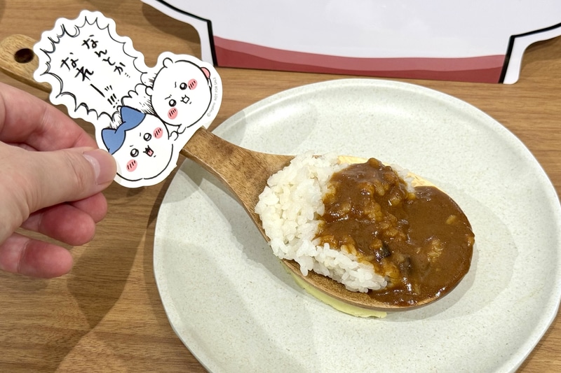 なんとかなれーッ!!!ミニカレー 880円 ※スプーンタグはシール仕様でお持ち帰り可。大判POPお持ち帰り可