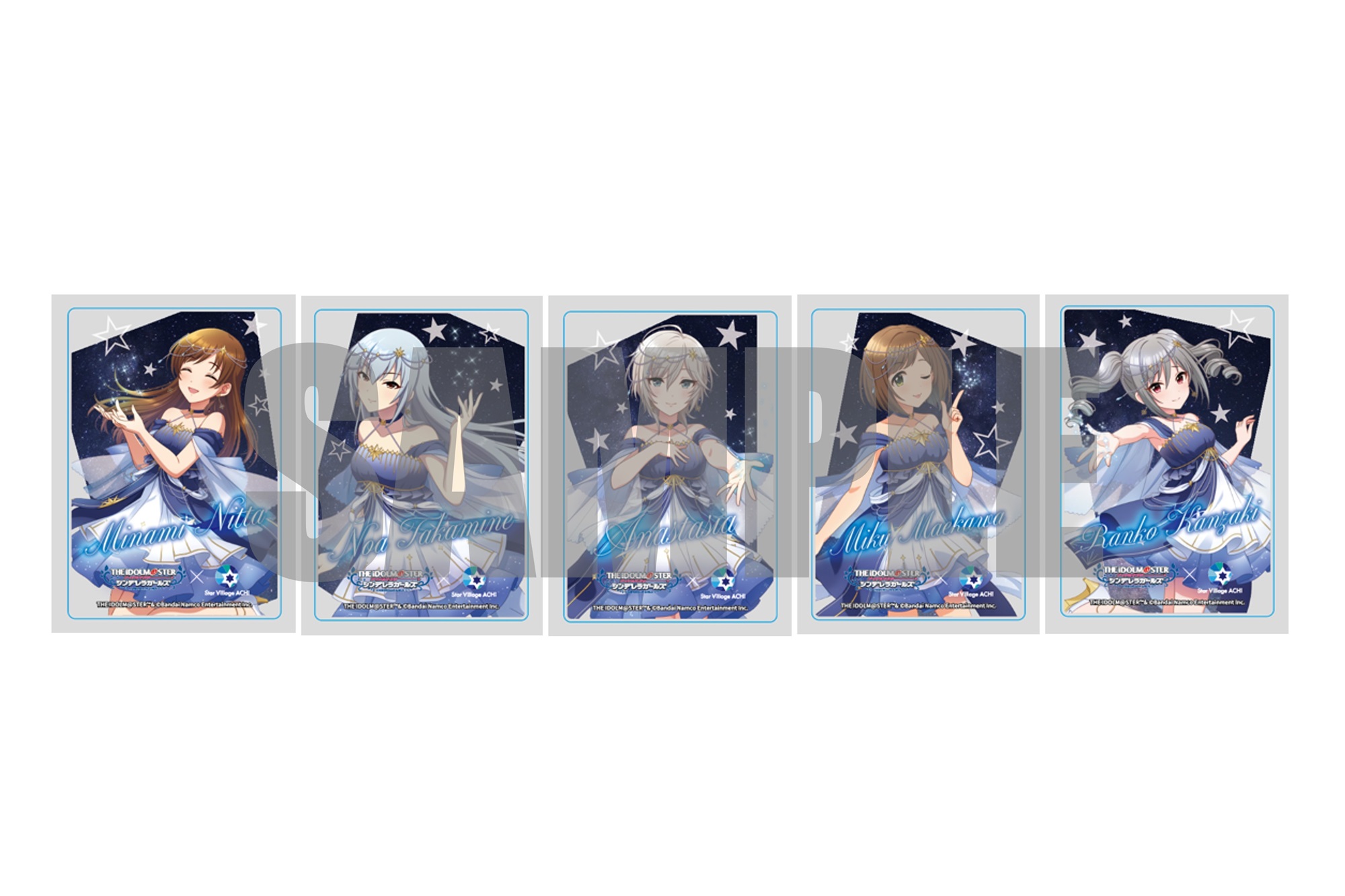オリジナルアクリルカード5種：各350円
