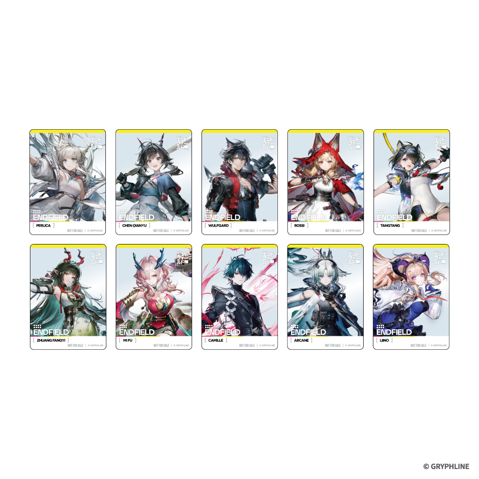 前半：7月17日～8月7日　オリジナルクリアカードvol.1（全10種）