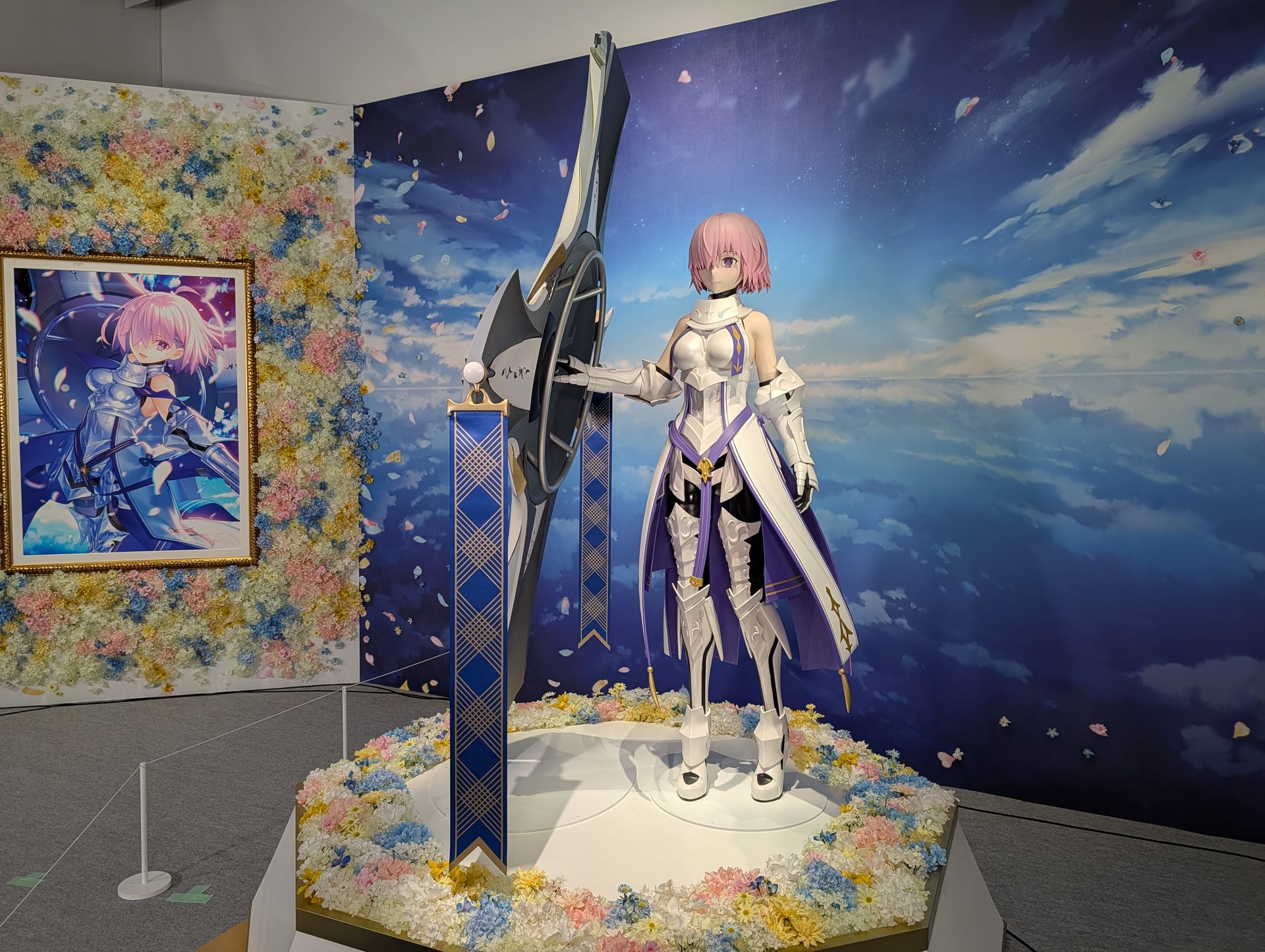 最奥部にはマシュ[パラディーン]の等身大フィギュアが展示