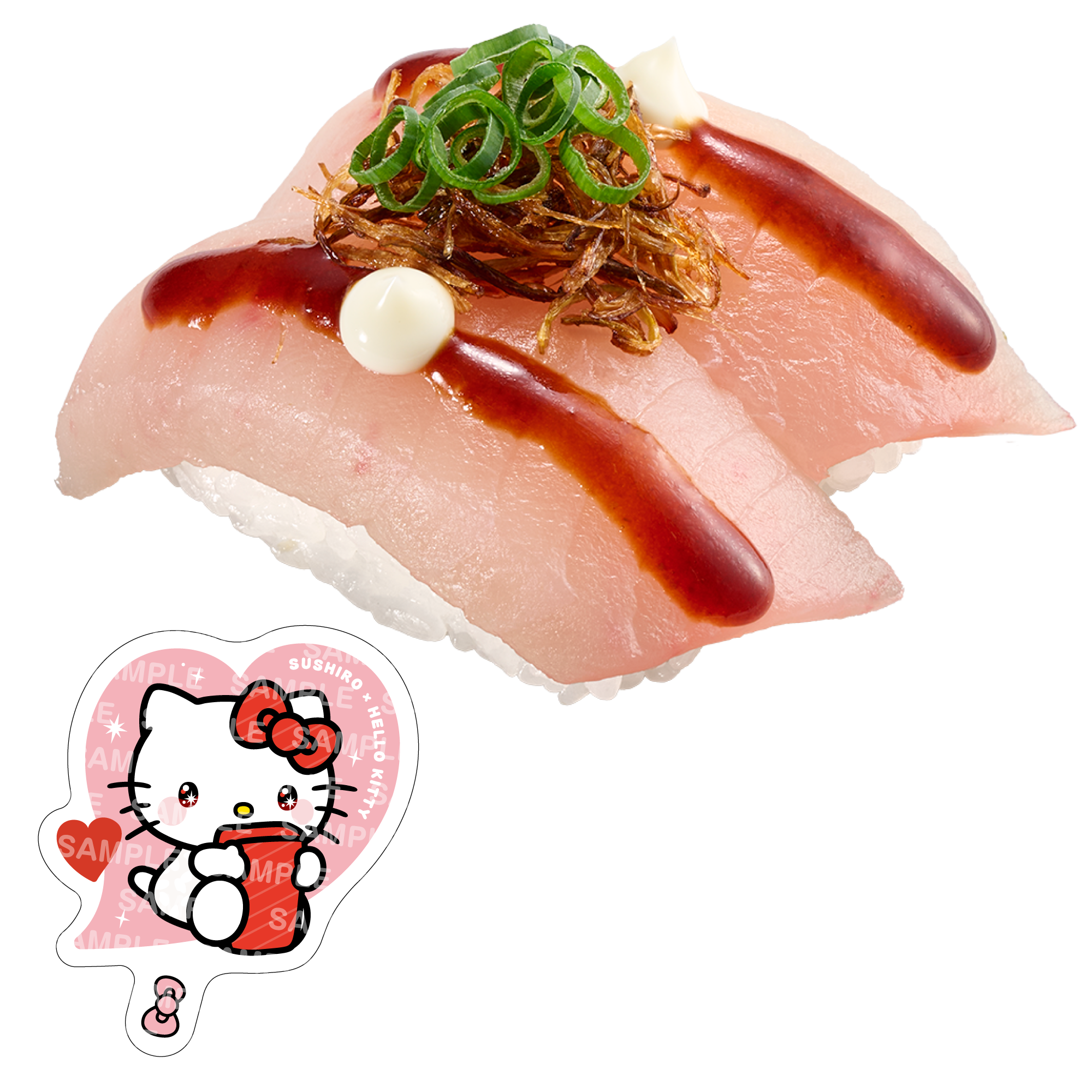 マーラー風びん長まぐろ 揚げネギ添え（価格：250円〜）