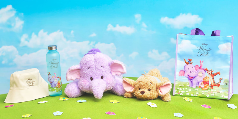 ハット　4,000円/ ウォーターボトル　2,200円/ ぬいぐるみ＜ランピー＞　4,000円/ ぬいぐるみ＜ルー＞　3,800円/ ショッピングバッグ　950円
