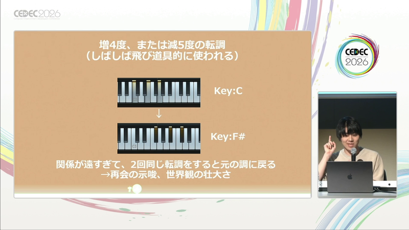 楽曲づくりの技術的なところも語られた
