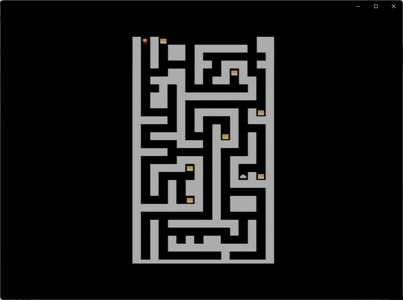 写真はステージ8の迷路の全体マップ。広大かつ複雑な構造で、印籠を持っていなければ苦戦必至だ