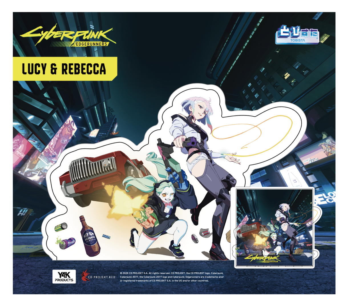 【再生産】「とびすた Cyberpunk: Edgerunners (LUCY & REBECCA)」価格：7,700円