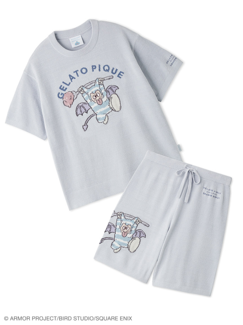 【ドラゴンクエスト】【メンズ】ジャガード半袖プルオーバー＆ハーフパンツセット 17,490円
