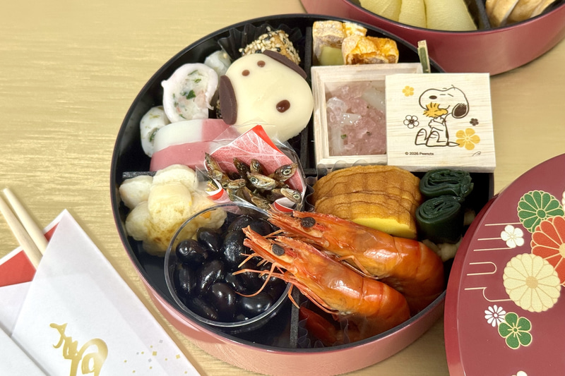 珍味入れの小箱もスヌーピーデザインでかわいい