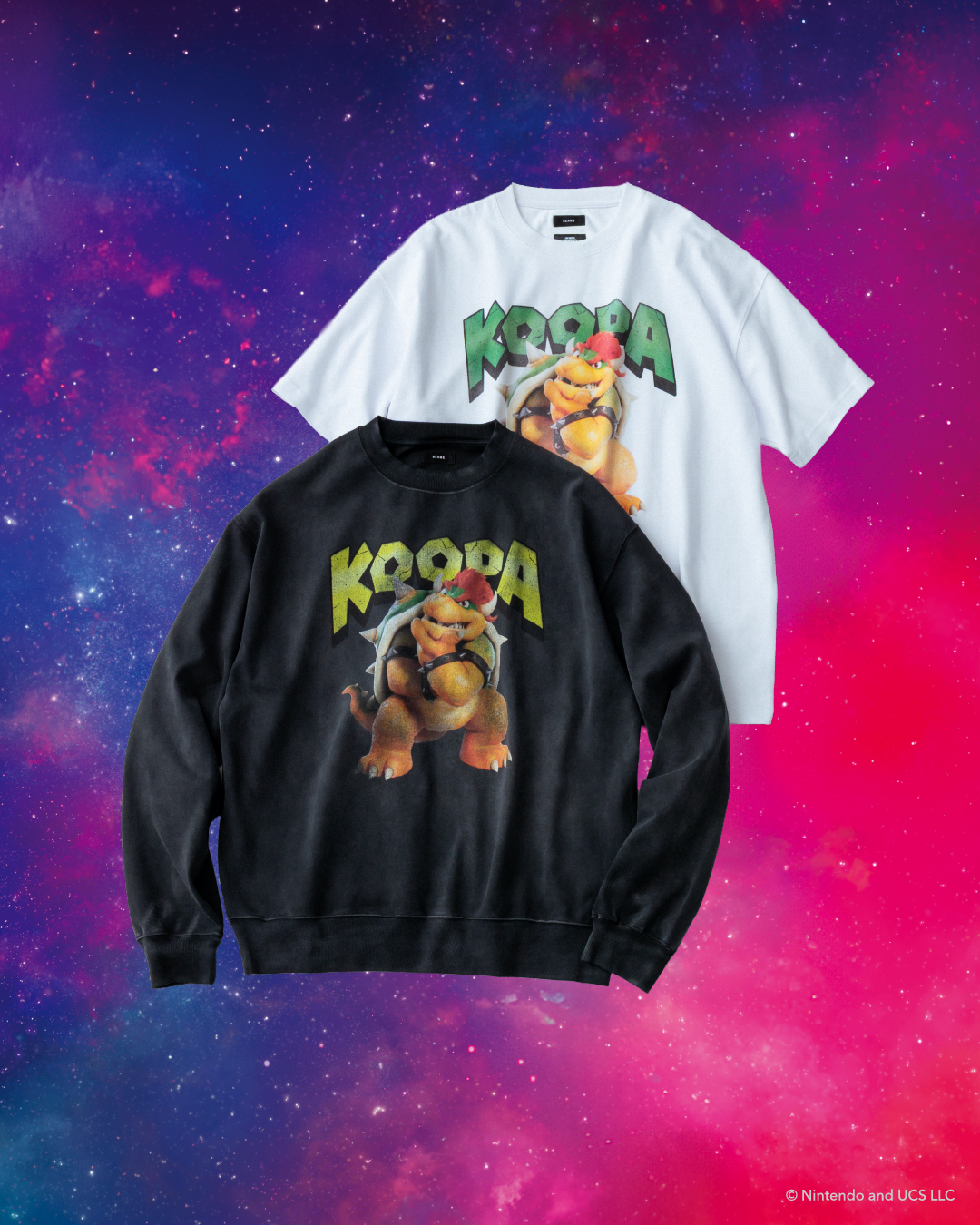 価格：Tシャツ7,920円、スウェット13,200円