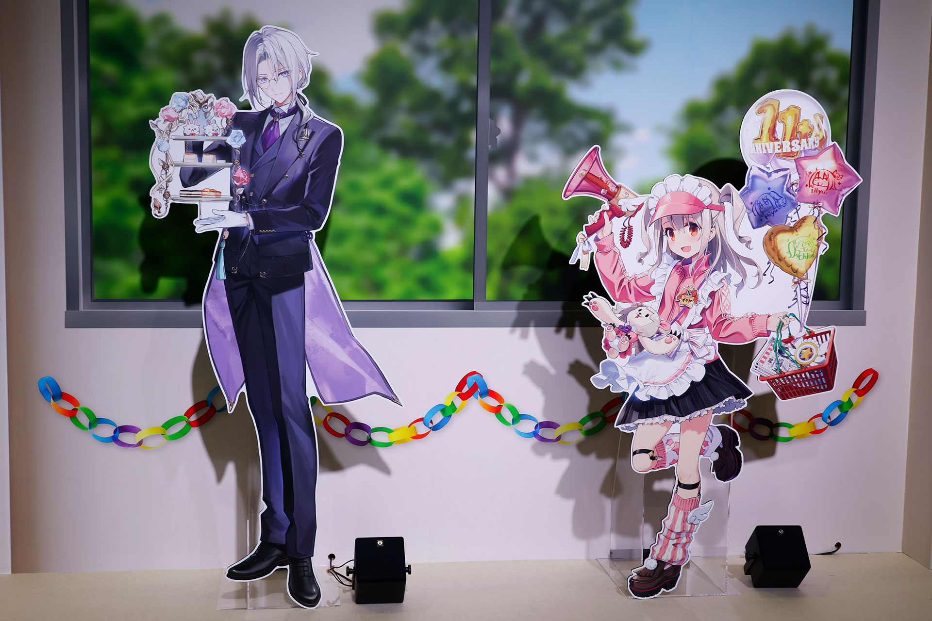 蘭陵王とイリヤ（キャスター）