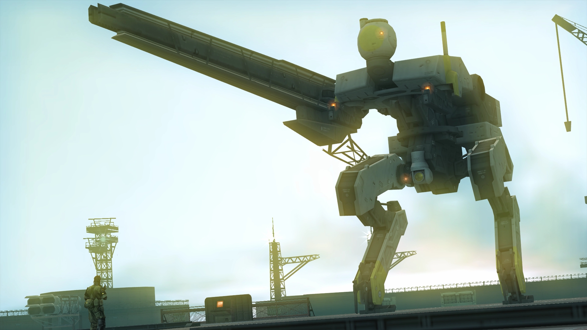 ストーリーを進めていくと、AI兵器から回収した素材を用いて「メタルギアZEKE（ジーク）」の開発が可能になる。実戦部隊の兵士や所有する兵器で部隊を編成し、各地の紛争地域へ派遣する「OUTER OPS」で運用可能
