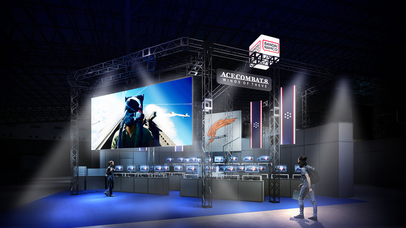 幕張メッセ ホール5 バンダイナムコエンターテインメントブース「ACE COMBAT 8: WINGS OF THEVE」イメージ