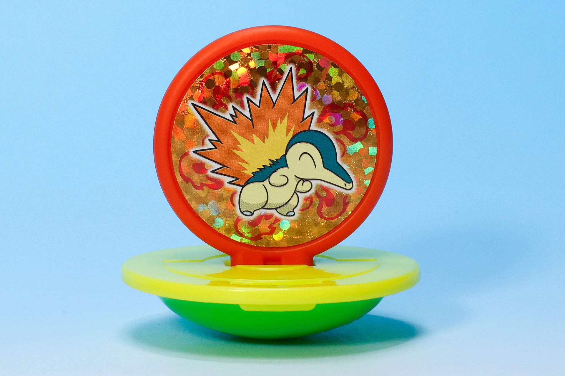 ヒノアラシのポケモンパネルを付けたところ
