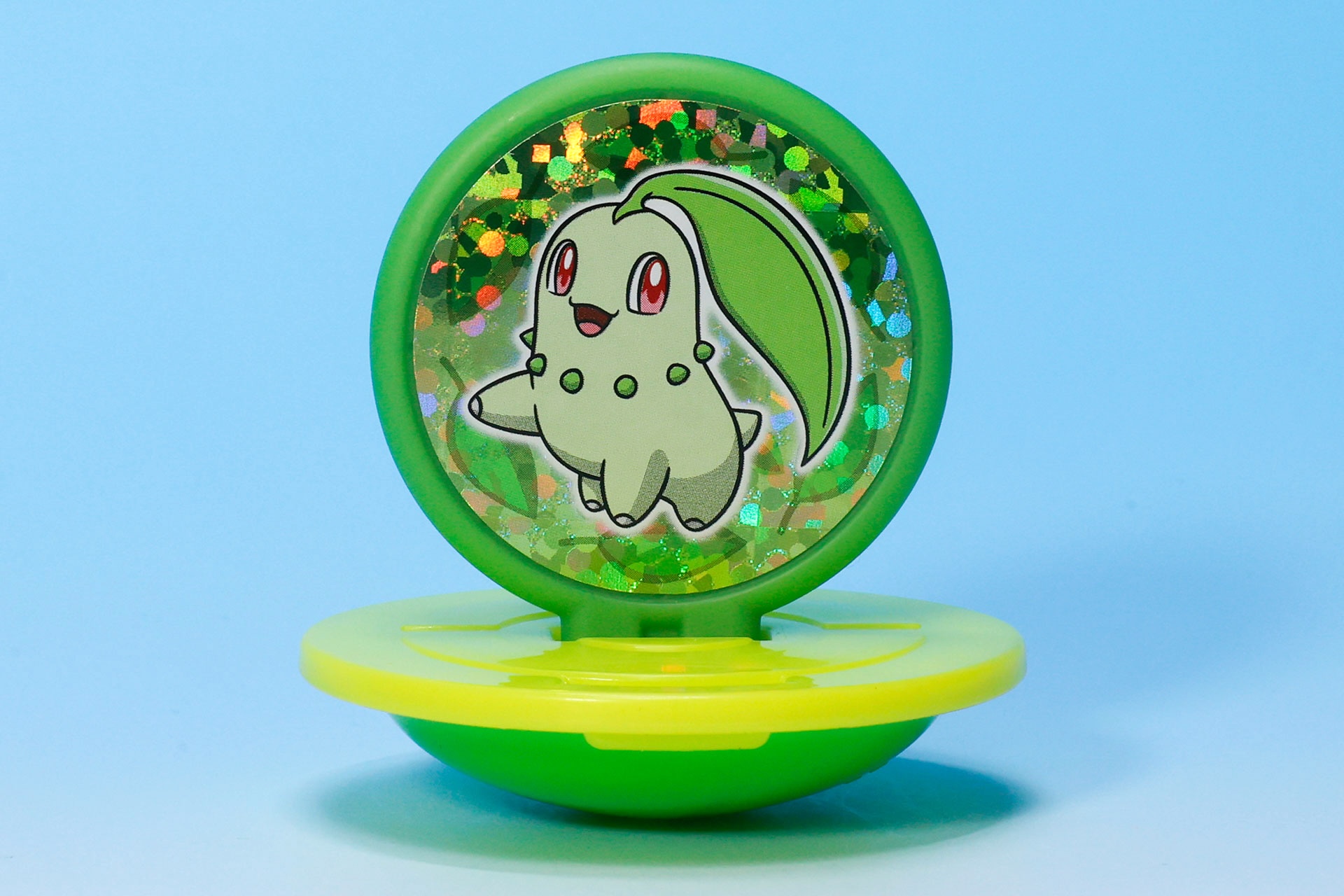 こちらはチコリータのポケモンパネルを付けたところだ