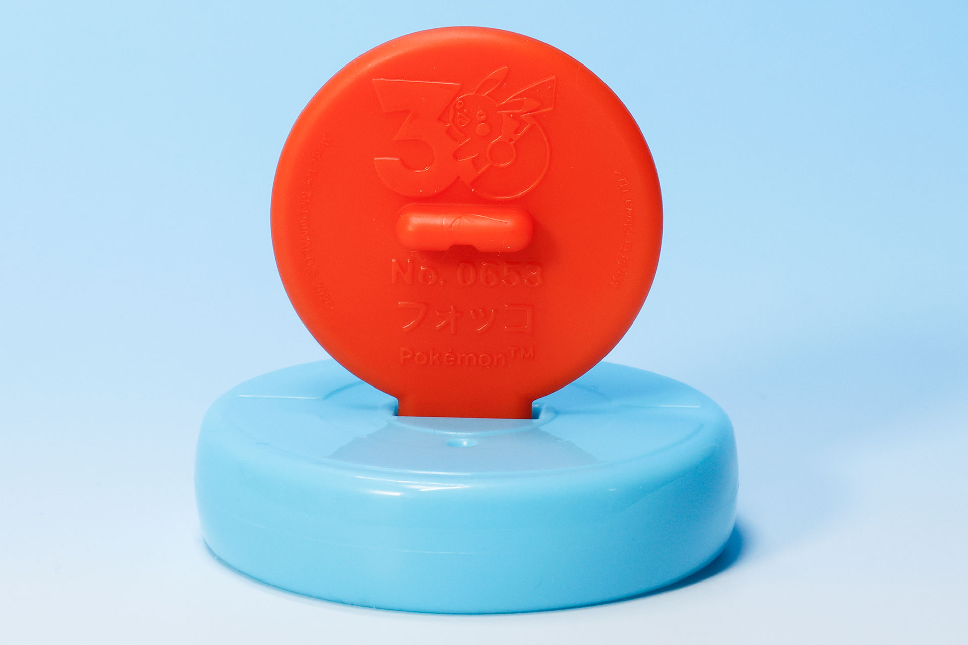 フォッコのポケモンパネルの裏面