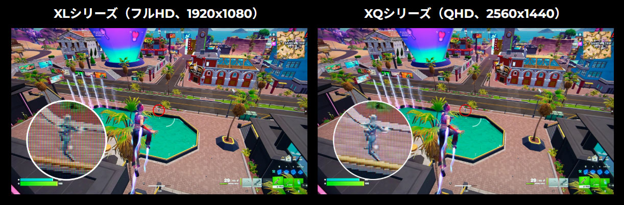 バトロワ系FPSに適した鮮明度