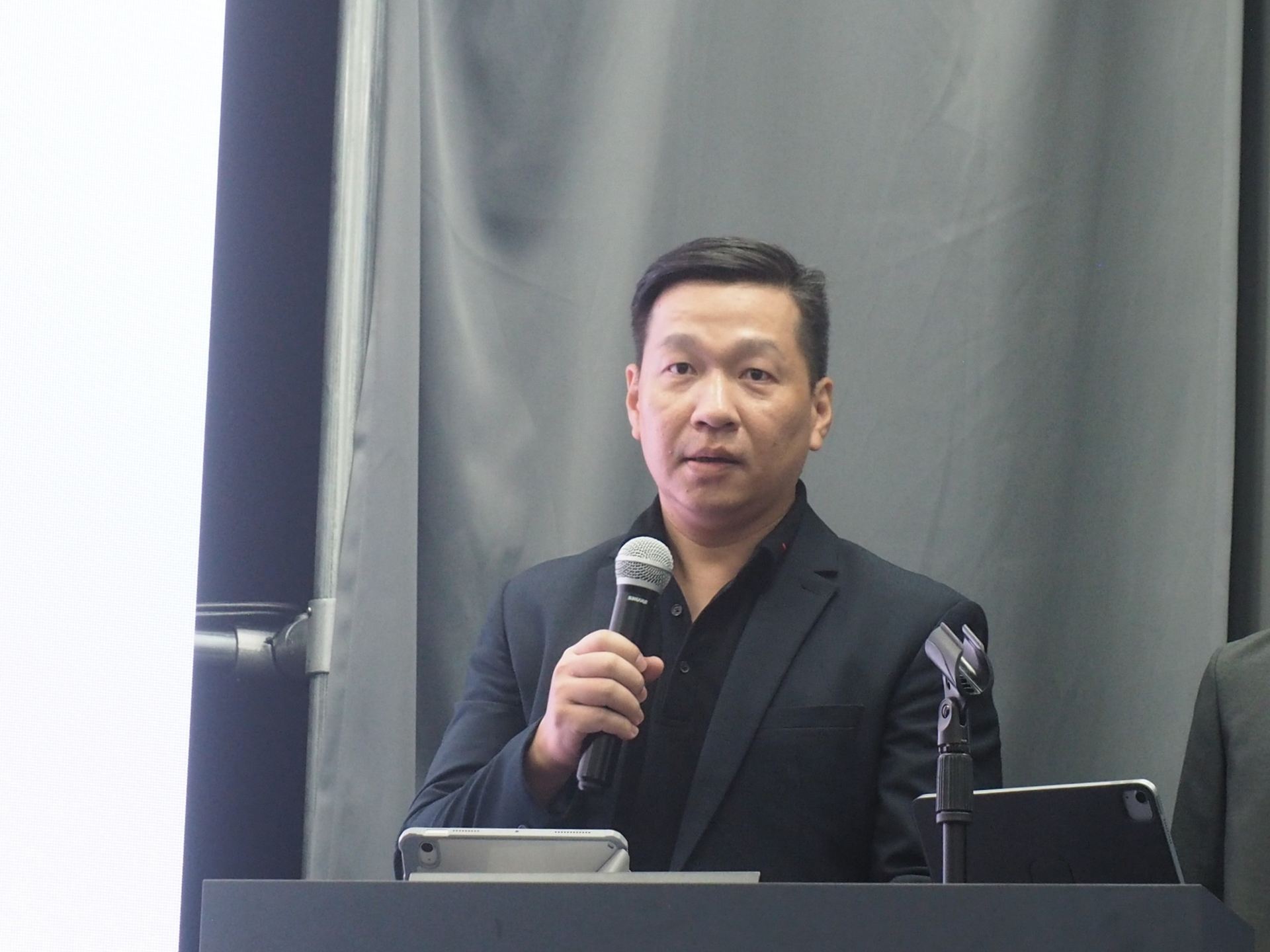 ベンキュー本社のZOWIEプロダクト事業部ディレクターのChris Lin氏