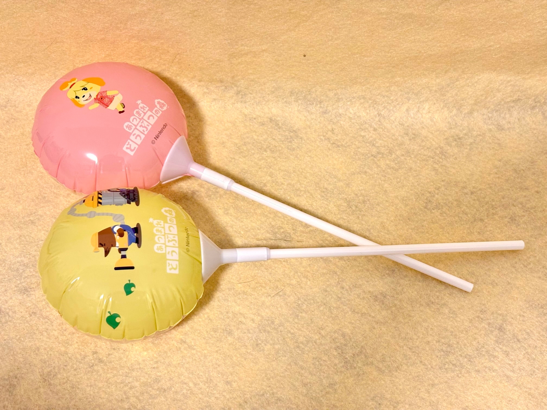 スティックバルーンの裏側
