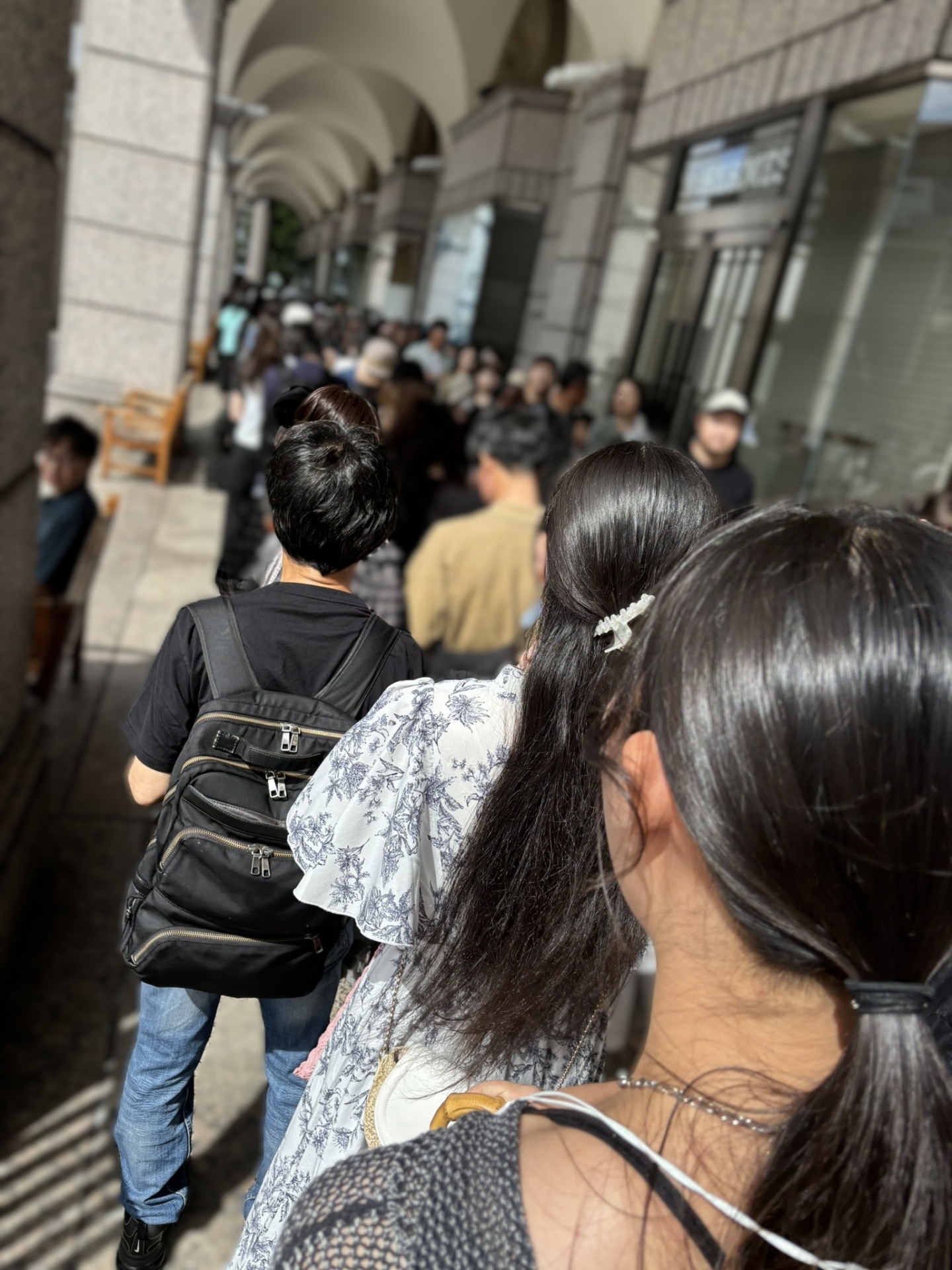 整理券配布時の混雑状況。相当な人数が並んでいて、筆者も驚いた