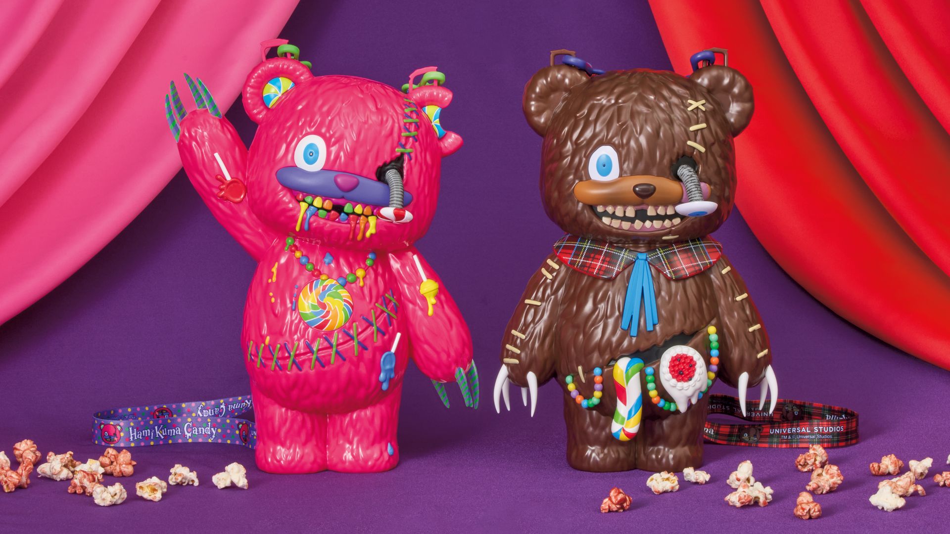 ハミクマキャンディとハミクマのポップコーンバケツ