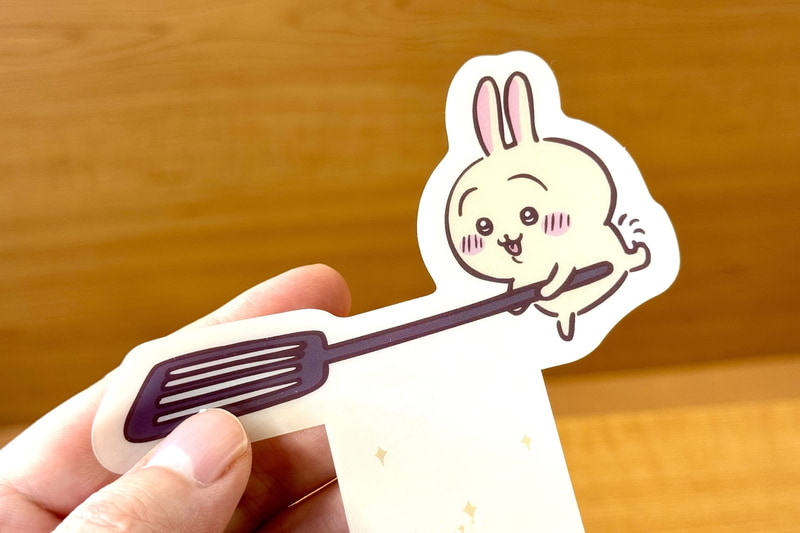 パンケーキにはうさぎのプラシートが敷いてある。こちらももちろん持ち帰りできる