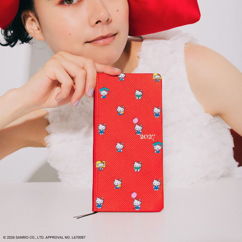 週間手帳weeks「HELLO KITTY/手帳とおともだち」