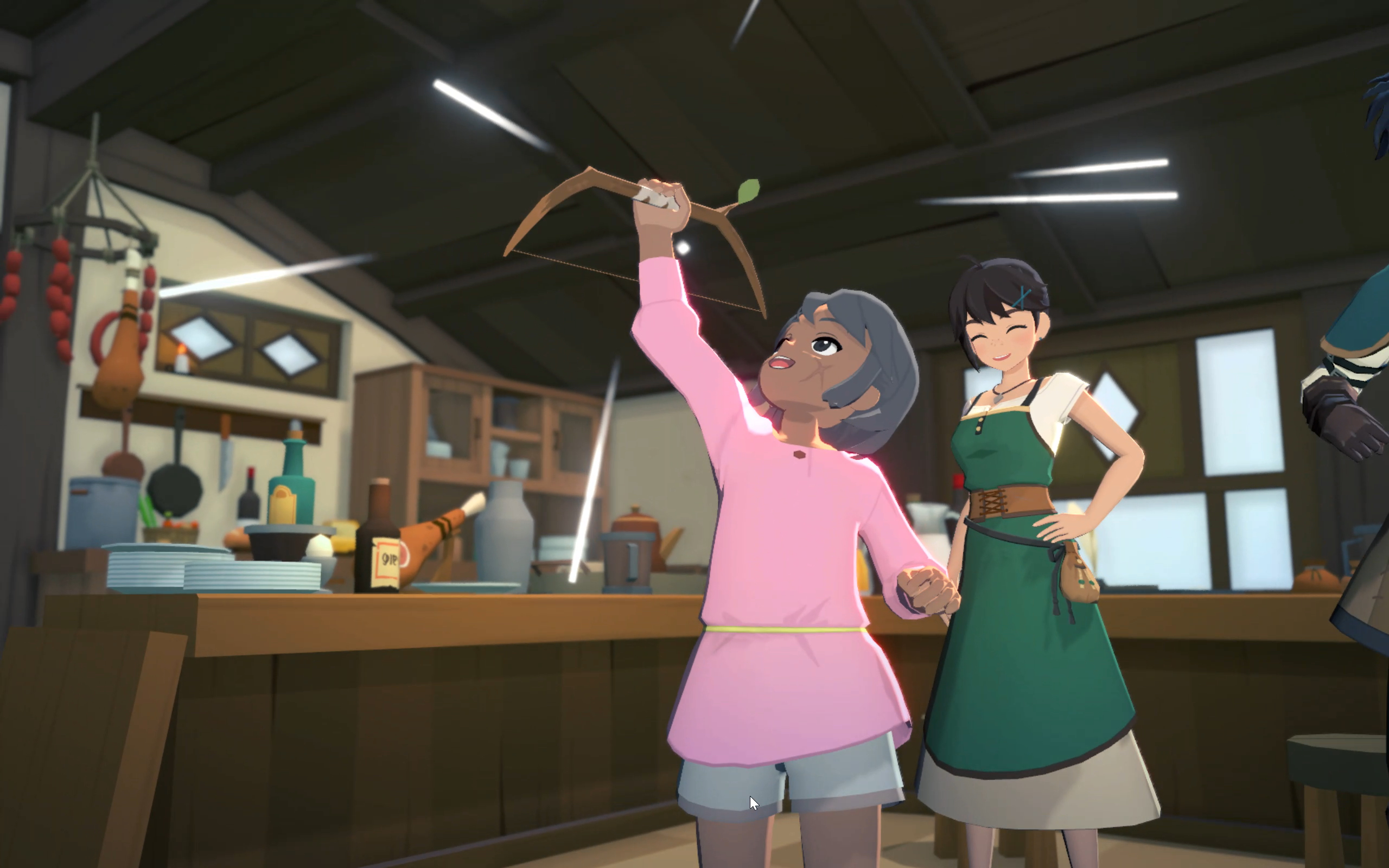 カットシーンは豊富に挿入される。物語の主人公としてプレーヤーキャラクターが描かれる