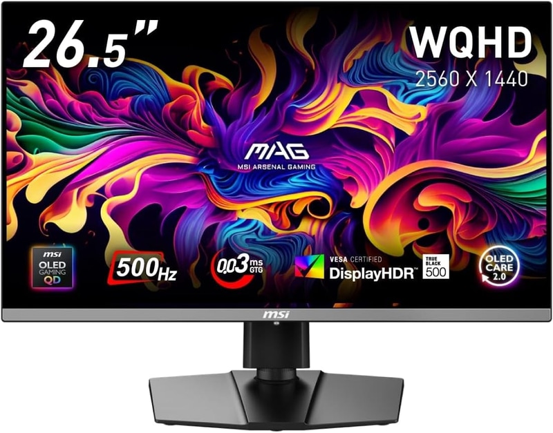 【Amazon.co.jp限定】26.5インチ有機ELモデル「MAG 272QP QD-OLED X50」
