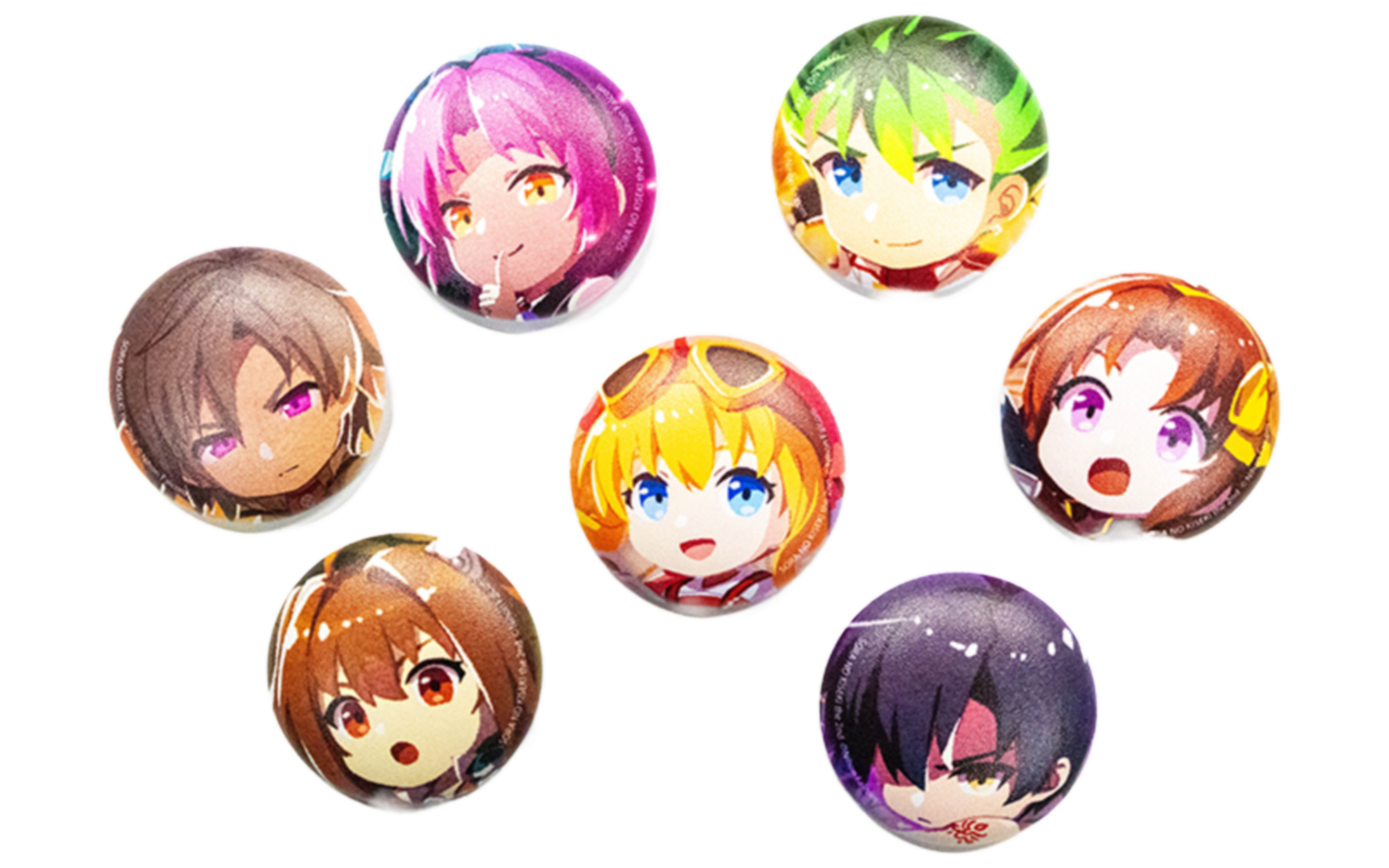 ぷにぷに缶バッジ(全7種)