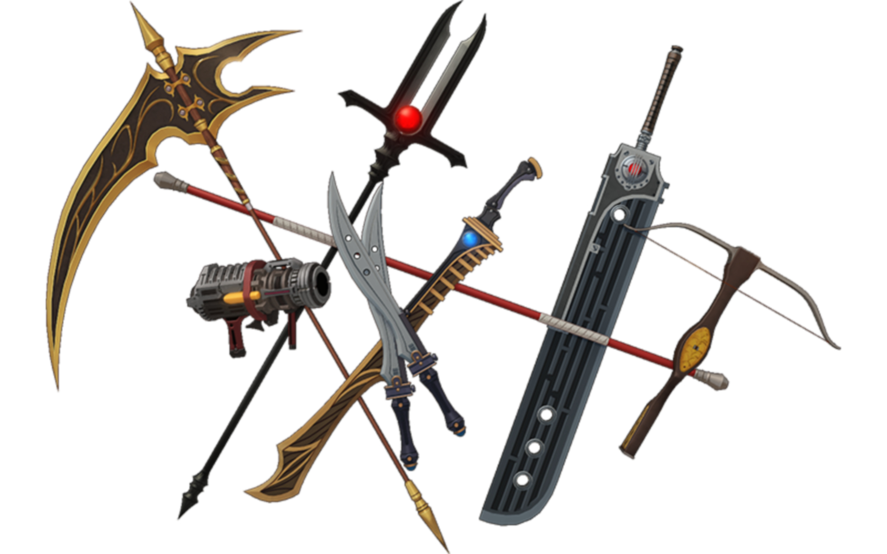 武器の展示