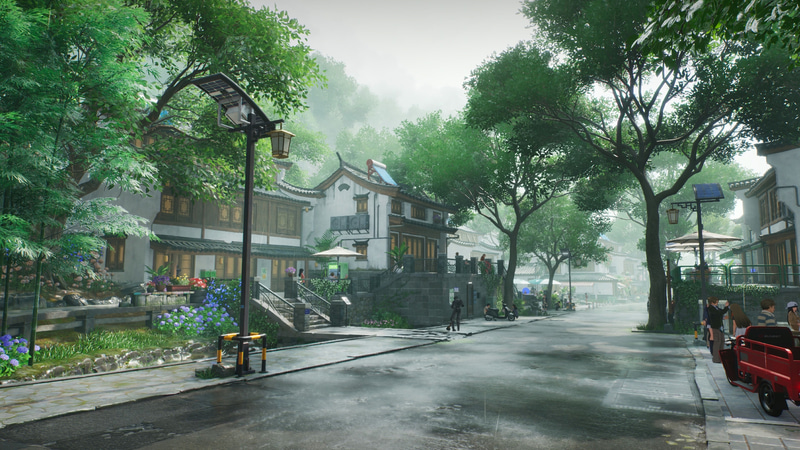「龍栖村」