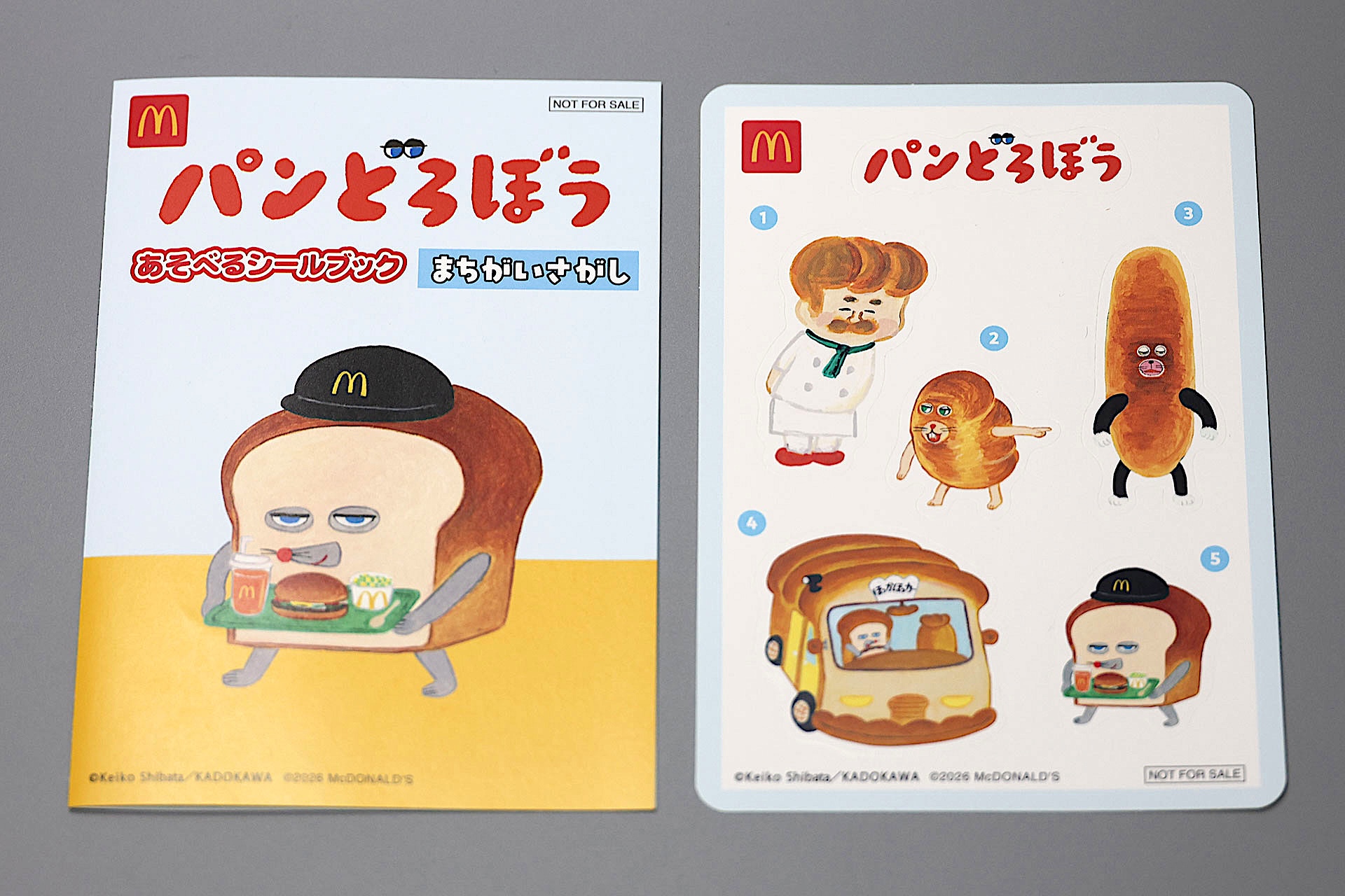 こちらが「あそべるシールブック まちがいさがし」の同梱物だ