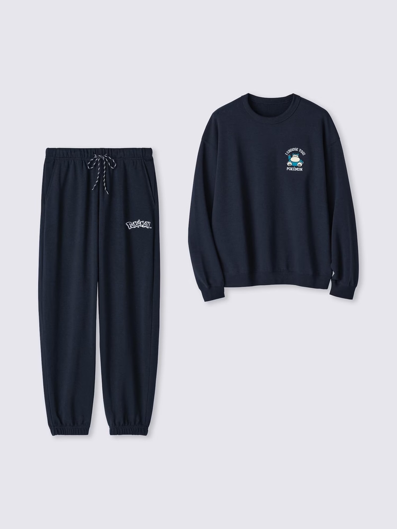 スウェットラウンジセット(長袖＆ロングパンツ) Pokémon カラー: 69 NAVY 3,990円