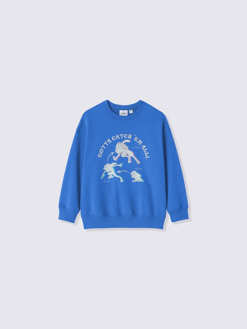 KIDSスウェットプルオーバー Pokémon カラー: 65 BLUE 1,990円
