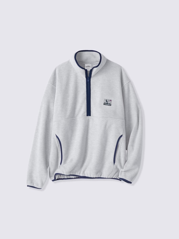 ハーフジップフリースプルオーバー Pokémon カラー: 02 LIGHT GRAY 2,990円